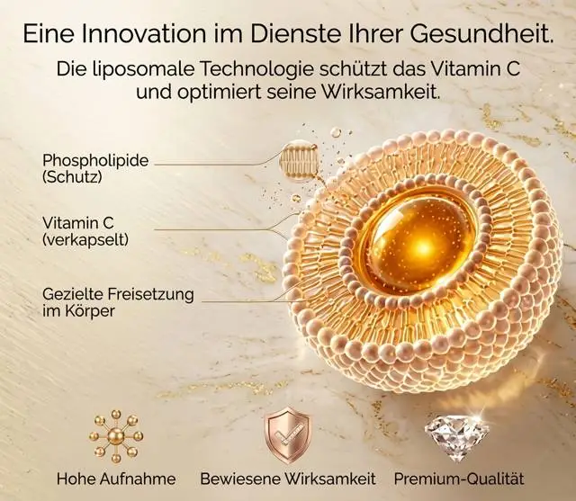 Gélule de vitamine C liposomale — encapsulation phospholipidique avancée