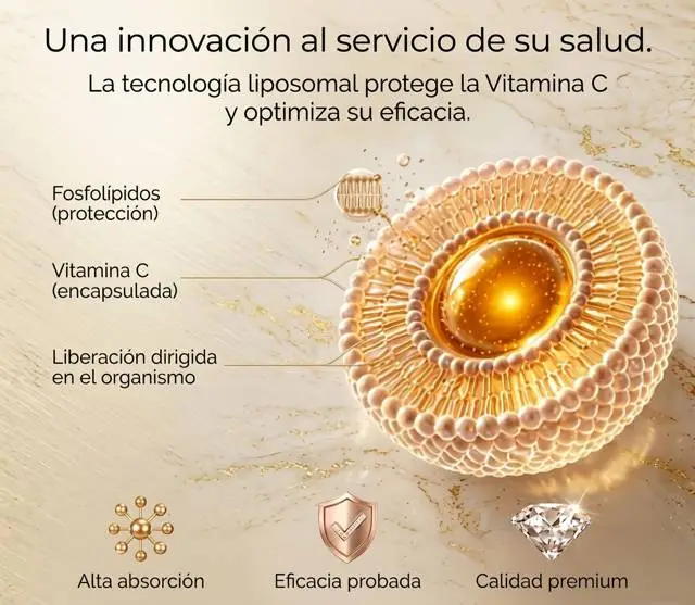Gélule de vitamine C liposomale — encapsulation phospholipidique avancée